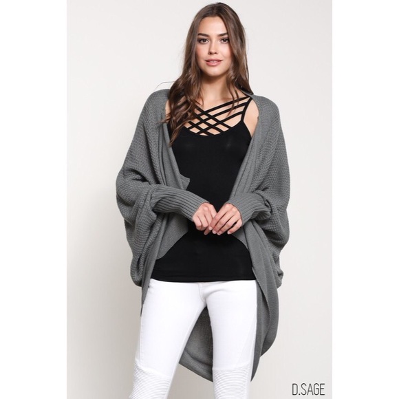 >>LAST<< Colette Dolman Cardigan - D.Sage - Picture 5 of 5